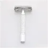 면도기 블레이드 Weishuble Edge Butterfly Safety Razor 2003-M Siery Shaving 저렴한 가벼운 무게 10 PCS/LOT NEW DROP DEVIRAL HEALD BE OTXSK