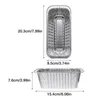 Strumenti Grill Vaschette per esterni Vassoio rettangolare in carta stagnola BBQ Speciale Ciotola addensata Foglio di alluminio Tazza di grasso Utensile da cucina