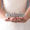 Neue Western-Stil Braut Krone Stirnband Wunderschöne Kristall Braut Kopfschmuck Haarschmuck Hochzeit Tiaras Haarschmuck Party Gift220f