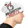 Berets bromptons składanie roweru logo czaszki czapki czapki hip hop zima ciepłe mężczyźni kobiety dzianiny czapki dorosłe unisex bonnet