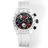 AET Montre de luksuse luksusowe zegarki projektantów 40x13,5 mm 7750 Chronograph Mocning Ruch