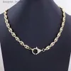 Chokers Luxe Hip Hop Varken Neus Ketting 4 Maten Keuze Link Chain Bling Choker Goud Kleur Cubaanse Heren R danser Mode Dames JewelryL231201