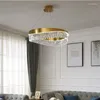 Lampadari Lampadario rotondo nordico in acciaio inossidabile per soggiorno camera da letto cucina villa lampada a sospensione a forma di goccia d'acqua con paralume in cristallo