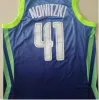 Basketball NCAA 77 College Luka Doncic Jersey 6 Kristaps Porzingis Niebieski biały czarny hurtowo męski retro vintage Dirk 41 Nowitzki koszykówka