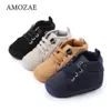 First Walkers Buty Baby Baby SpringAutum Casual Shoe Sport Sneakers Boys Pu Elastic Band Softsoled Non -Implip Toddler na 018m 231201