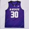 Kansas State Wildcats Basketball Jersey NCAA College Keyontae Johnson Markquis Nowell Nae'qwan Tomlin Beasley Sills N'An Carter Massoud