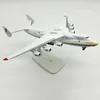 Aircraft Modle Jason Tutu 20cm Antonov AN-225 Transportplan Modell AN225 Diecast Alloy Model Drop 231201