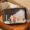 Limited Graffiti Handheld Bag Chain Wallet M81637 MINI POCHETTE ACCESSOIRES Handheld Bag Designer Bag Wallet Zero Wallet Crossbody Bag Silk Screen Key Pouch Purse