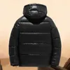 1xty Parkas en duvet pour hommes hiver nouvelle veste épaisse en or noir résistant au chaud et au froid pour les couples manteau court en duvet de canard blanc étudiant tendance