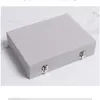 Jewelry Boxes Storage Box Earring Ring Necklace Display Classification Dustproof Transparent Flip Lid 231201