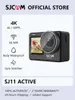 Caméras vidéo d'action sportive SJCAM phare SJ11 caméra active 4K 2 33 "écran tactile étanche 5G WiFi HDR caméra d'action sport 231130