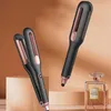 Hårrätare Produkt Roataing Curling Iron 2 i 1 snabb uppvärmning Justerbar temperaturkontroll Hårrätare 231201