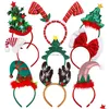 Decorazioni natalizie Fasce Copricapo natalizio assortiti Babbo Natale Corna di renna Pupazzo di neve Fascia per capelli per accessori per feste Costume Dhcxr