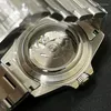 Horloges Automatisch GMT-horloge voor heren NH34-beweging Saffierkristal Heldere achterkant Groen Lichtgevende waterbestendigheid 10ATM Mechanisch