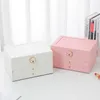 Jewelry Boxes Large Storage Box MultiLayer Organizer For Necklace Earring Leather Jewellery Packaging Display 231201