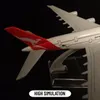 Flugzeugmodell Maßstab 1 400 Metallflugzeugmodell Qantas A380 Flugzeug Druckgussflugzeug Flugzeug Home Office Dekor Mini Moto Spielzeug für Jungen 231201