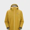 Jaquetas jaqueta masculina ao ar livre respirável arcterys à prova de vento casacos beta longo gore-tex anti água casaco de carga masculino daze/amarelo confuso