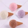 Dekorativa blommor 5 datorer Floral Bouquet Po Props Diy Supplies Ornament Accessories Decor Simulation Ice Cream Crafts