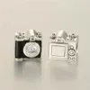 Kamera smycken charms pärlor priginaler s925 sterling silver passar för europeiska stil armband lw590h7284y