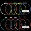 Cykelgrupper SET XT MTB Wheel Sticker Road Bike Rim Decals Bredd 20mm Reflective Cycling Stickers 20 "24" 26 "27,5" 29 "700C Cykeltillbehör 231130