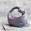 Venetaabottegaa Luxury Bag Jodieすべてのシープスキンニットと結び目のあるdump子のパン内外のハンドヘルドアームピット片側肩の女性革のトートハンドバッグ3zkw