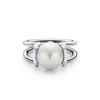 Europäische Marke, vergoldeter HardWear-Ring, modischer Perlenring, Vintage-Charme-Ringe für Hochzeit, Party, Finger-Modeschmuck, Größe 6-8329e