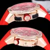 EPIC X Chrono Rose Gold Mens Watch Diamond Bezel VK Quartz Oversize Luxury Sports Watches Swiss Wristwatch Sapphire Crystal Waterproof