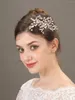 Hair Clips Simple Jewelry Important Festive Women Headwear Bridal Rhinestones Pearl Comb Wedding Piece