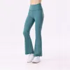 2024 lu lu align Pant Yoga Align Groove Fitness Gym Élastique Large Leggings Évasés Super Extensible Taille Haute Mince Pantalon Évasé D'été Jogger