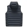 Gilets pour hommes automne et hiver grand gilet en coton épaissi débardeur chaud sans manches manteau chérie