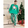 Famille Correspondant Tenues Pyjamas De Noël Noël Vert Père Noël Imprimer Papa Maman Et Moi Costume Vêtements De Chien Livraison Directe Bébé Enfants Dhsuj