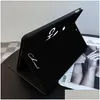 Tablet PC -fodral väskor Fashion Designer för iPad Pro11 Pro10.5 Air4 Air5 10.9 Air1 Air2 Mini 4 5 6 Luxury Case iPad7 iPad8 iPad9 10.2 ER DHYDN