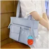 Abendtaschen für Frauen Sommer 2023 Canvas Umhängetasche japanische einfache Handtasche mit großer Kapazität liebenswerter Organizer