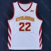 Custom Iowa State Cyclones Basketball Jersey NCAA College Haliburton Caleb Grill Izaiah Brockington Tyrese Hunter Gabe Kalscheur Jeff Hornac