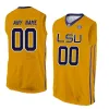 Herren Custom NCAA Basketball Tremont Waters Nazreon Reid Noah Thomas Aundre Hyatt Duop Reath LSU Tigers Trikot S-3XL