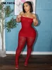 Women's Two Piece Pants CM. Fashion Lace See Though Set Strapless Crop Top And Foot 2023 Sexy Party 2 Sets Outfits Tracksuit