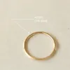 Nose Rings Studs GOLDtutu-14K Gold Simple Nose Hoop Ring for Men and Women Small Nose Piercings Au585 kj468 231201