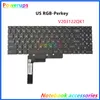 Tastaturen Original Laptop US RGB Perkey Hintergrundbeleuchtung Tastatur für MSI Stealth 17 Studio MS-17PX V203122PK1 V203122QK1 231130