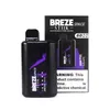 원래 Breze Stiik Space 6000 퍼프 2% 5% 일회용 포드 장치 E 담배 vape 키트 1500mAh 배터리 사전 13ml 10 맛 EURO USA No Tax