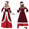 Decorazioni natalizie Veet Uomo/Donna Costume da Babbo Natale Vestito Coppia Festa per Natale Consegna all'ingrosso Drop Home Garden Suppl festivo Dh9Zh