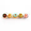 Beracky Accessories Colored Smoking Glass Donut Style Cap 5 Colors Heady Glass Caps For Flat Top Beveled Edge Quartz Banger Nails Glass Water Bongs Dab Rigs Pipes