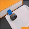Intelligente Ringe Neuer einzigartiger Designring Europa und die Vereinigten Staaten Mode Louiseits Regenbogen Edelstahl Titan Paar Tropfen liefern Otnh8
