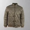 Vestes pour hommes 2023 hiver veste épaissie japonaise vintage solide manteau à carreaux léger rembourrage vers le bas vêtements de créateurs