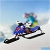 Sledding Sled With Steering Wheel And Handle Twin Brakes Ski Car For Winter Sport Children Adt 231023 Drop Delivery Sports Outdoors S Dhmez