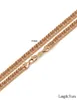 152N 50 cm x 6 mm 20 cali hiphopowy łańcuch kubański 18 -krotnie złote naszyjniki dla mężczyzn biżuteria mody Nikiel 2189483