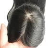 Lace Wigs Clips In Human Hair Silk Base Topper For Women 10x10cm 130 Density Top Natural Scalp Virgin Pieces 231201