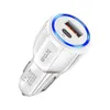 30W 36W QC3.0 Fast Quick Charging Dual Ports Car Charger Auto Power Adapters For iphone 15 14 11 12 13 pro Max Samsung Lg tablet pc B1