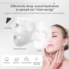 Ansiktsvårdsanordningar Mikroström Electric Mask Face Lift Machine Fuktande anti -rynkningsföryngring Skin åtdragning Skönhet Face Mask 231130