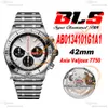 BLS Chronomat B01 ETA A7750 Автоматические мужские часы с хронографом 42 Серебряный циферблат из нержавеющей стали Rouleaux Bracele AB0134101G1A1 Super Edition Reloj Hombre Puretime A1