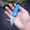 Neues Runt 5 AUTO Taktisches Messer S35vn Satinklinge Luftfahrtaluminiumgriff Outdoor Camping Wandern EDC Taschenmesser mit Kleinkasten